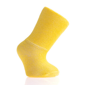 Albio Düz 3lü Kıvrık Çorap Erkek Bebek