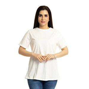baby mom Hamile Basic Kısa Kol, Beyaz, S
