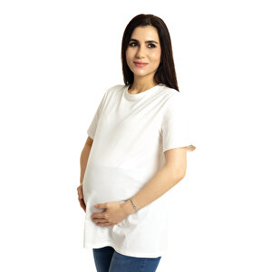 Hamile Basic Kısa Kol Tshirt Anne Giyim Hamile Basic Kısa Kol Tshirt Anne Giyim