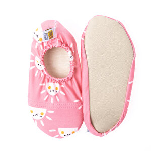 Desenli Deniz Ayakkabısı Kız Bebek Desenli Deniz Ayakkabısı Kız Bebek