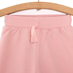 Kız Bebek Eşofman Alt Şardonlu Reçme Paça