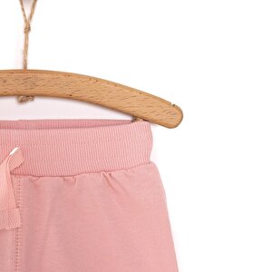 Kız Bebek Eşofman Alt Şardonlu Reçme Paça