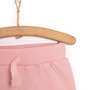 Kız Bebek Eşofman Alt Şardonlu Reçme Paça