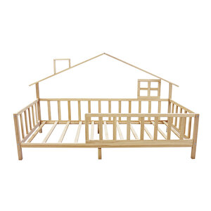 Arkası Çatılı Montessori Karyola 90x190 cm Arkası Çatılı Montessori Karyola 90x190 cm