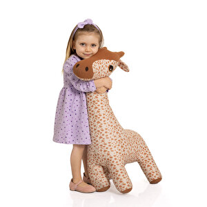 Basic Kız Kalp Desenli Fırfırlı Elbise Kız Bebek