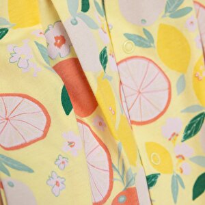 Yenidoğan Aloha Fırfırlı Kısa Tulum Kız Bebek