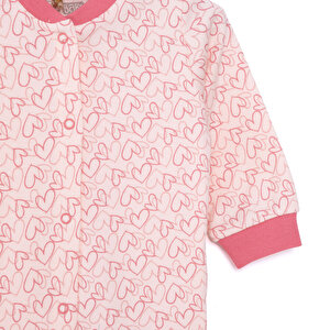 Yenidoğan Kız Patiksiz Tulum Kız Bebek