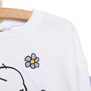 Snoopy Snoopy Kız Sweatshirt - Tayt Kız Bebek