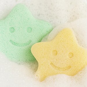 Yıldız Şekilli Konjac Banyo Süngeri 2'li Yıldız Şekilli Konjac Banyo Süngeri 2'li