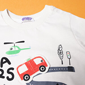 Fun World 3D Erkek Tshirt-Şort Erkek Bebek