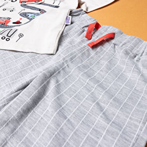 Fun World 3D Erkek Tshirt-Şort Erkek Bebek