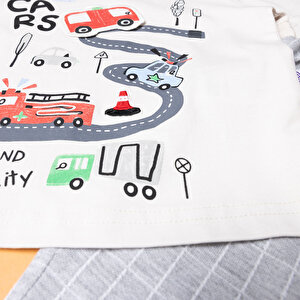 Fun World 3D Erkek Tshirt-Şort Erkek Bebek