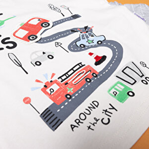 Fun World 3D Erkek Tshirt-Şort Erkek Bebek