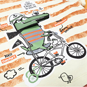 Fun World 3D Erkek Tshirt-Şort Erkek Bebek