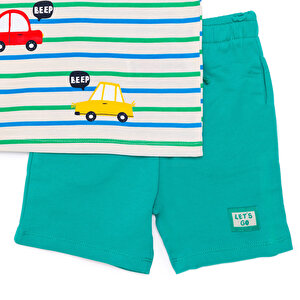 Cars&Roads Erkek Tshirt-Şort Erkek Bebek