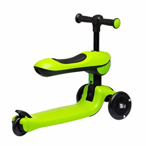 Funride Oturmalı Işıklı Scooter Yeşil Funride Oturmalı Işıklı Scooter Yeşil