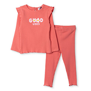 HelloBaby, Bluz-Tayt, Mercan, 3 - 6 Ay