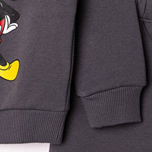 Erkek Bebek DISNEY Eşofman Takımı Şardonlu Üç İplik Bisiklet Yaka Uzun Kol Lastikli Paça