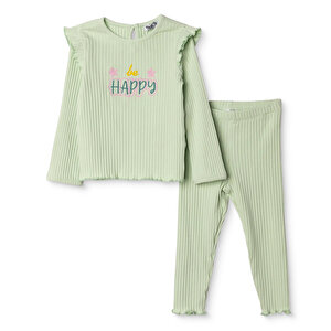 HelloBaby, Bluz-Tayt, Yeşil, 3 - 6 Ay