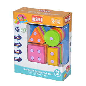 Geometrik Şekiller Bulmaca Asortili
