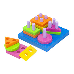 Geometrik Şekiller Bulmaca Asortili