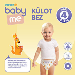 baby me Külot Bez Maxi 8-14 KG, 4 Beden