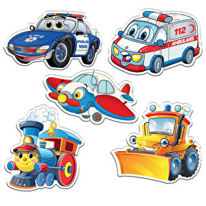 Baby Puzzle Sevimli Araçlar
