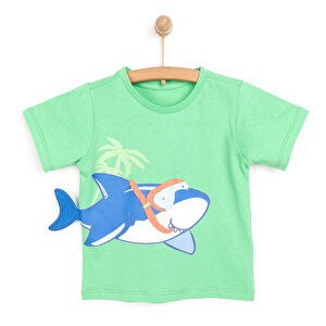 HelloBaby Baby Shark Erkek, Yeşil, 1 Yaş