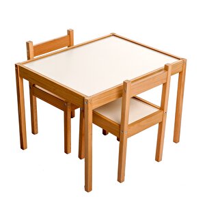 Montessori Ahşap Masa ve Sandalye
