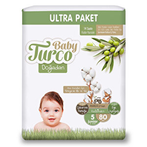 Baby Turco Doğadan Ultra 5 Beden,80 Adet