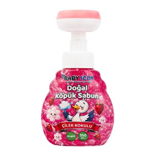 Doğal köpük sabun çiçekform Pembe 350ml