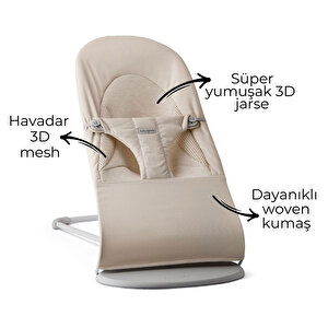 Balance Soft Woven Jersey Üçlü Kumaş / Light Beige