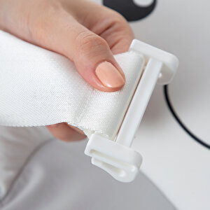 Balina Köpüklü Banyo Yatağı Gri