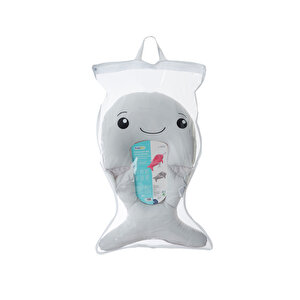 Balina Köpüklü Banyo Yatağı Gri