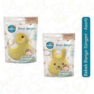 Balmy Banyo Süngeri Asortili
