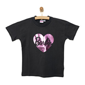 Mattel Barbie Tshirt, Antrasit, 9 Ay