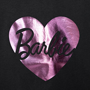 Kız Bebek Barbie Tişört Süprem Kumaş Bisiklet Yaka Kısa Kol Antrasit Kız Bebek Barbie Tişört Süprem Kumaş Bisiklet Yaka Kısa Kol Antrasit