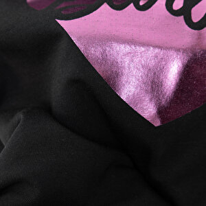 Kız Bebek Barbie Tişört Süprem Kumaş Bisiklet Yaka Kısa Kol Antrasit Kız Bebek Barbie Tişört Süprem Kumaş Bisiklet Yaka Kısa Kol Antrasit