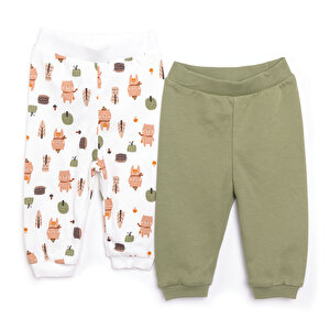 HelloBaby Basic 2li Patiksiz, Haki, 6 Ay