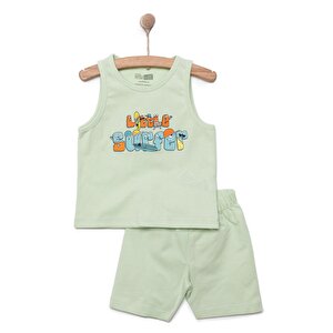HelloBaby Basic Atlet-Şort, Yeşil, 6 Ay