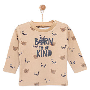 HelloBaby Basic Ayı Baskı, Desenli, 6 Ay
