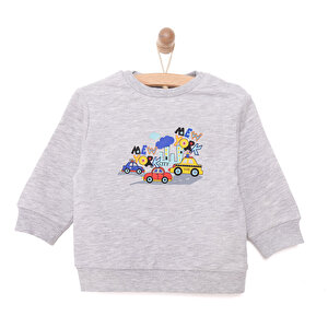 HelloBaby Basic Az Şar, Gri Melanj, 6 Ay