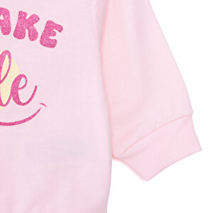 Basic Az Şardonlu Aslan Desenli Sweatshirt Kız Bebek Basic Az Şardonlu Aslan Desenli Sweatshirt Kız Bebek