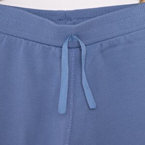 Erkek Bebek Eşofman Alt Şardonlu Kumaş İpli Ribanalı Paça