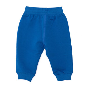 Erkek Bebek Eşofman Alt İki İplik Kumaş İpli Ribanalı Paça