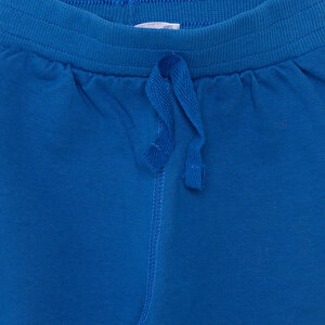 Erkek Bebek Eşofman Alt İki İplik Kumaş İpli Ribanalı Paça