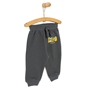 Erkek Bebek Eşofman Alt Basic Şardonlu Ribanalı Paça