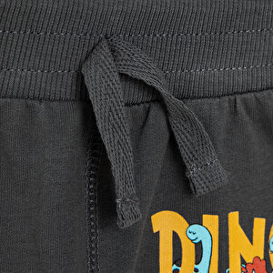 Erkek Bebek Eşofman Alt Basic Şardonlu Ribanalı Paça