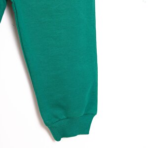 Unisex Bebek Eşofman Alt Basic İki İplik Kumaş Ribanalı Paça