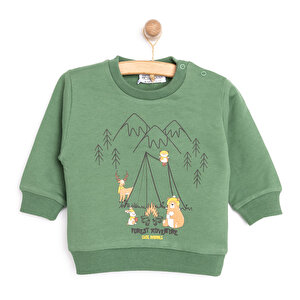 HelloBaby Basic Az Şar, Koyu Yeşil, 6 Ay